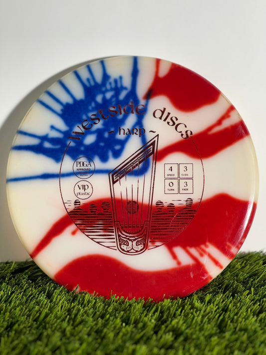 Preowned Westside Discs VIP Tie-Dye Harp